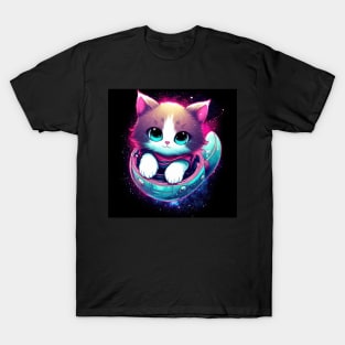 Anime Space Cat Series Omega T-Shirt